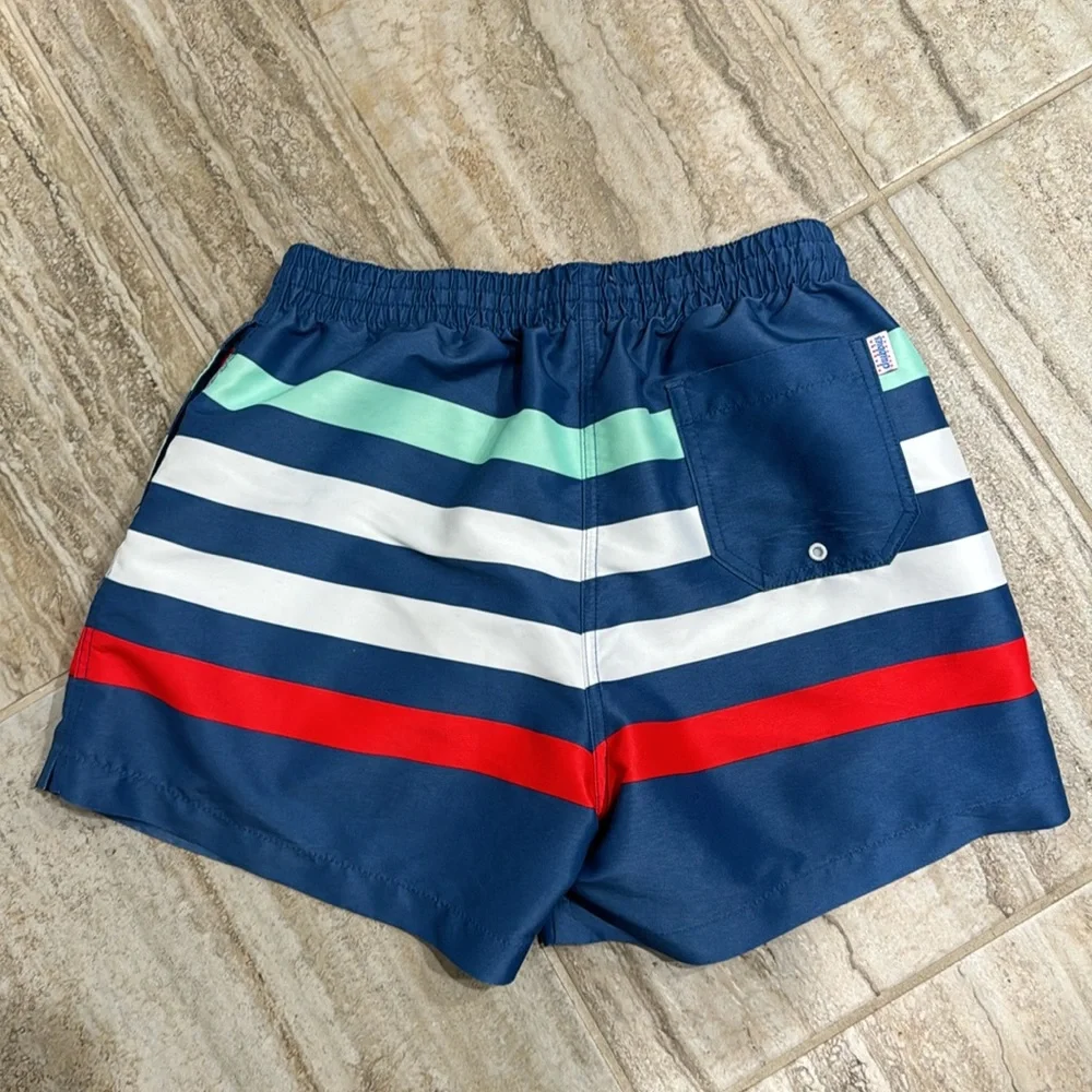 Chubbies Men’s Striped Swim Trunks Size Large